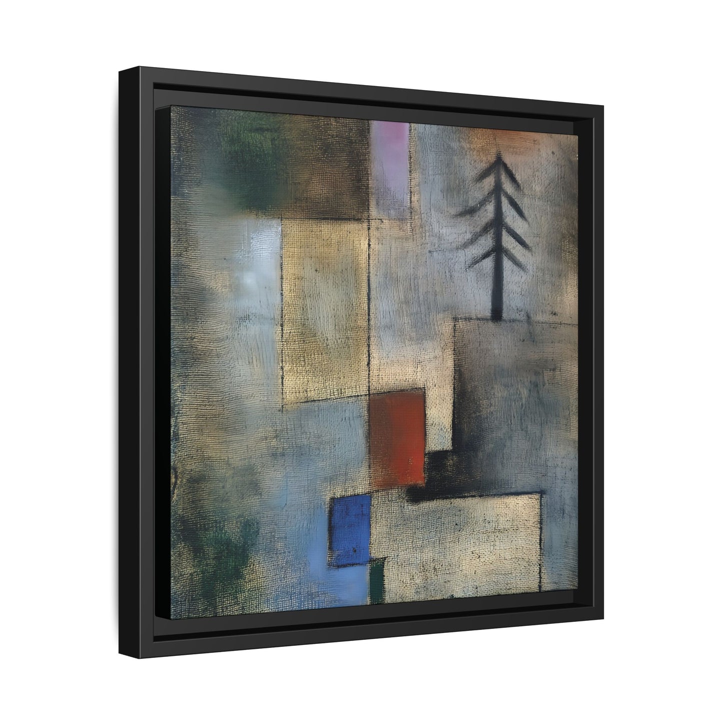 Small Picture of Fir Trees (1922) by Paul Klee / Toile encadrée sur caisse américaine