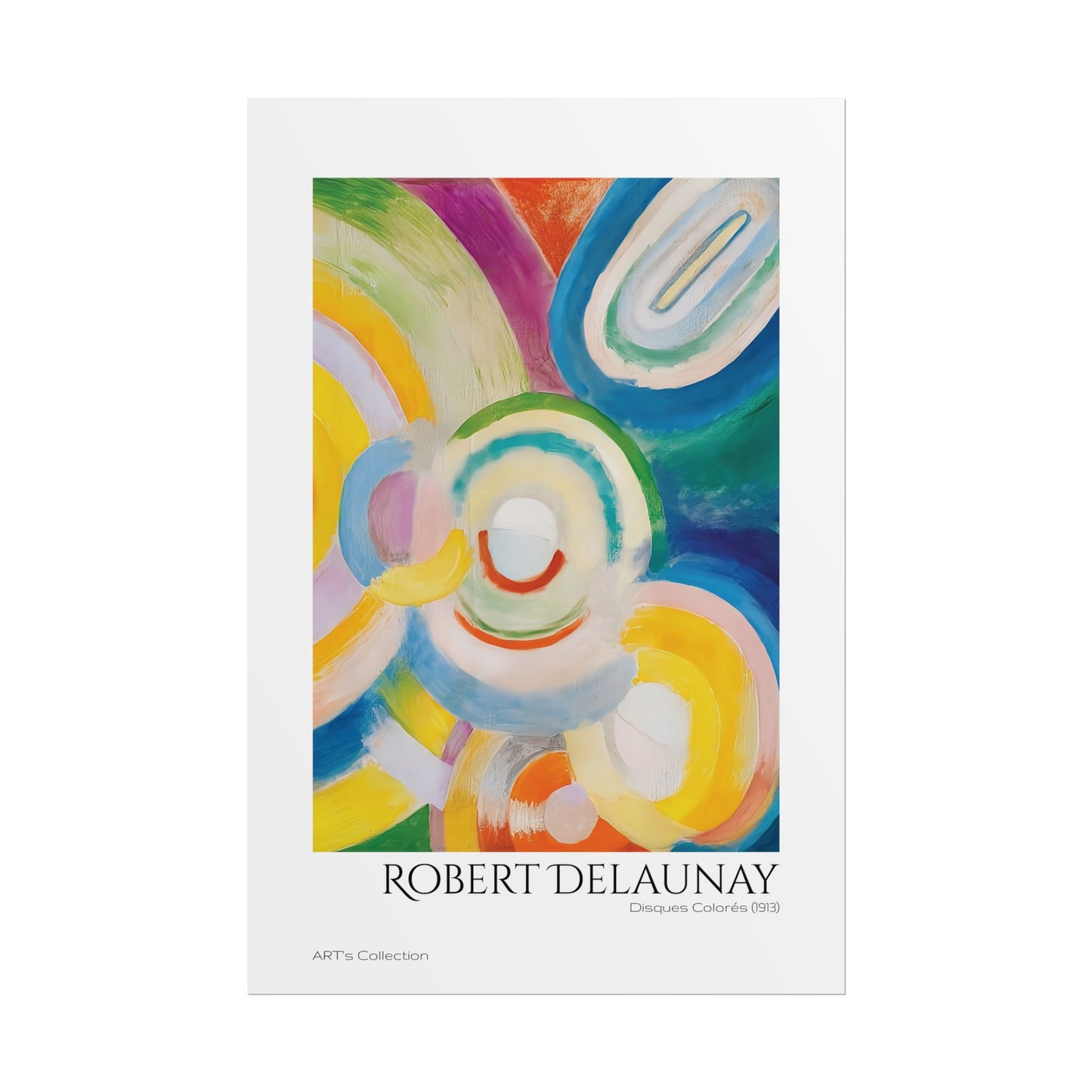 Disques Colorés (1913) by Robert Delaunay / Affiche imprimée - Série ART's Collection