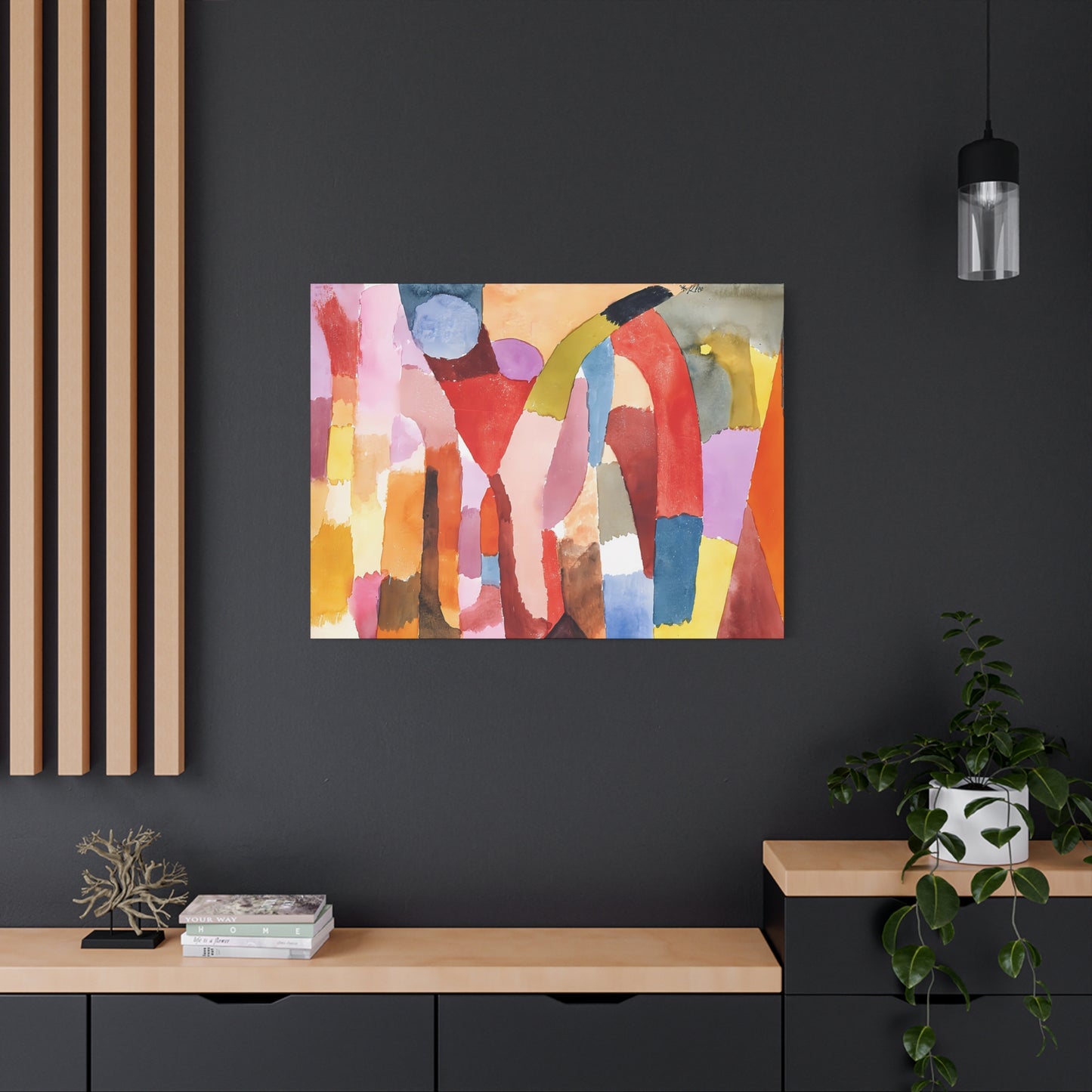 Movement of Vaulted Chambers (1915) by Paul Klee   / Reproduction Fine Art sur Toile / Epaisseur 3,2cm - 1'25 po