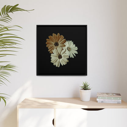 Collection Signature "FLORAL Numéro 3" sur Toile encadrée avec caisse américaine