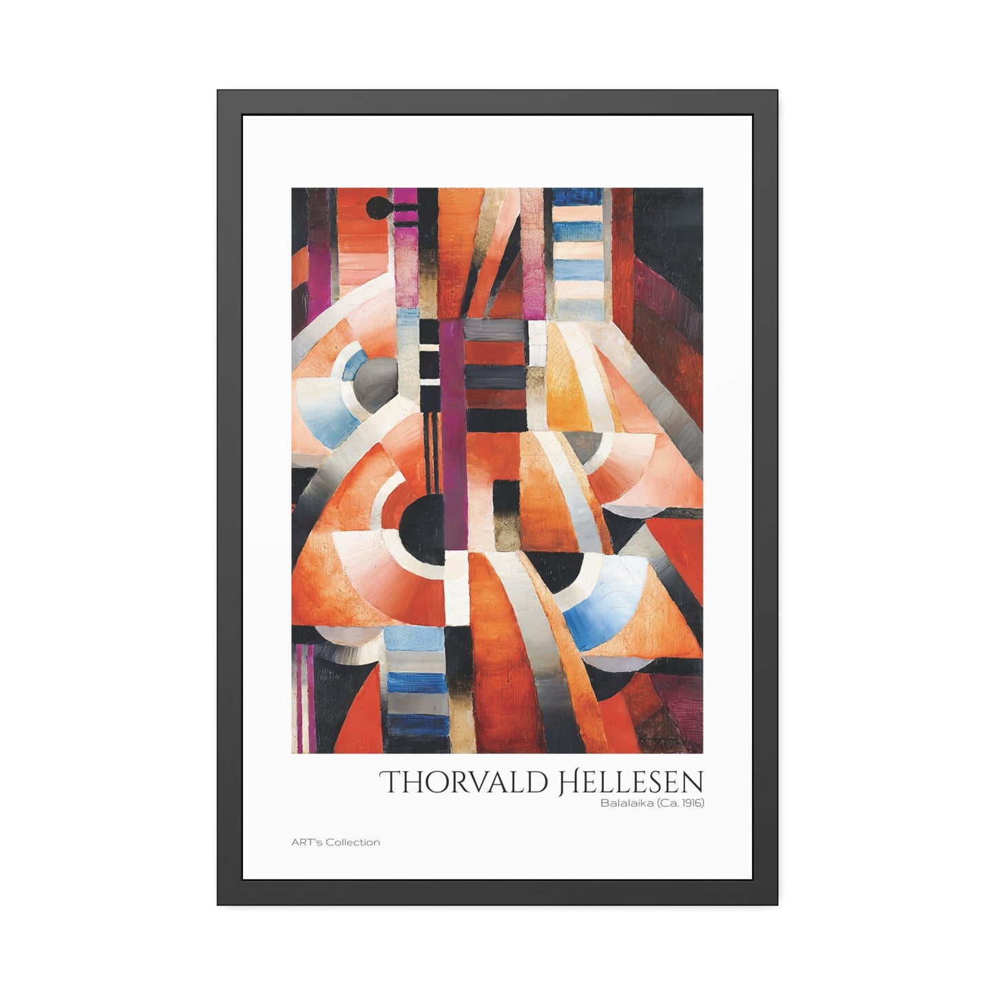 Balalaika (Ca. 1916) by Thorvald Hellesen  / Affiche Encadrée série ART's Collection