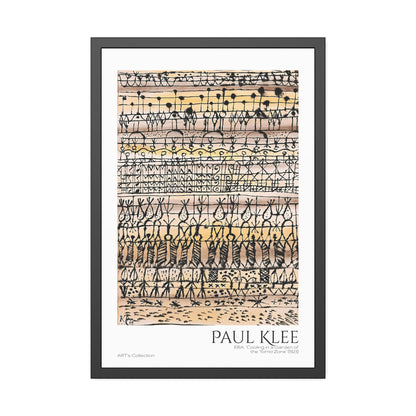 ERA. Cooling in a Garden of the Torrid Zone (1923) by Paul Klee / Affiche Encadrée série ART's Collection