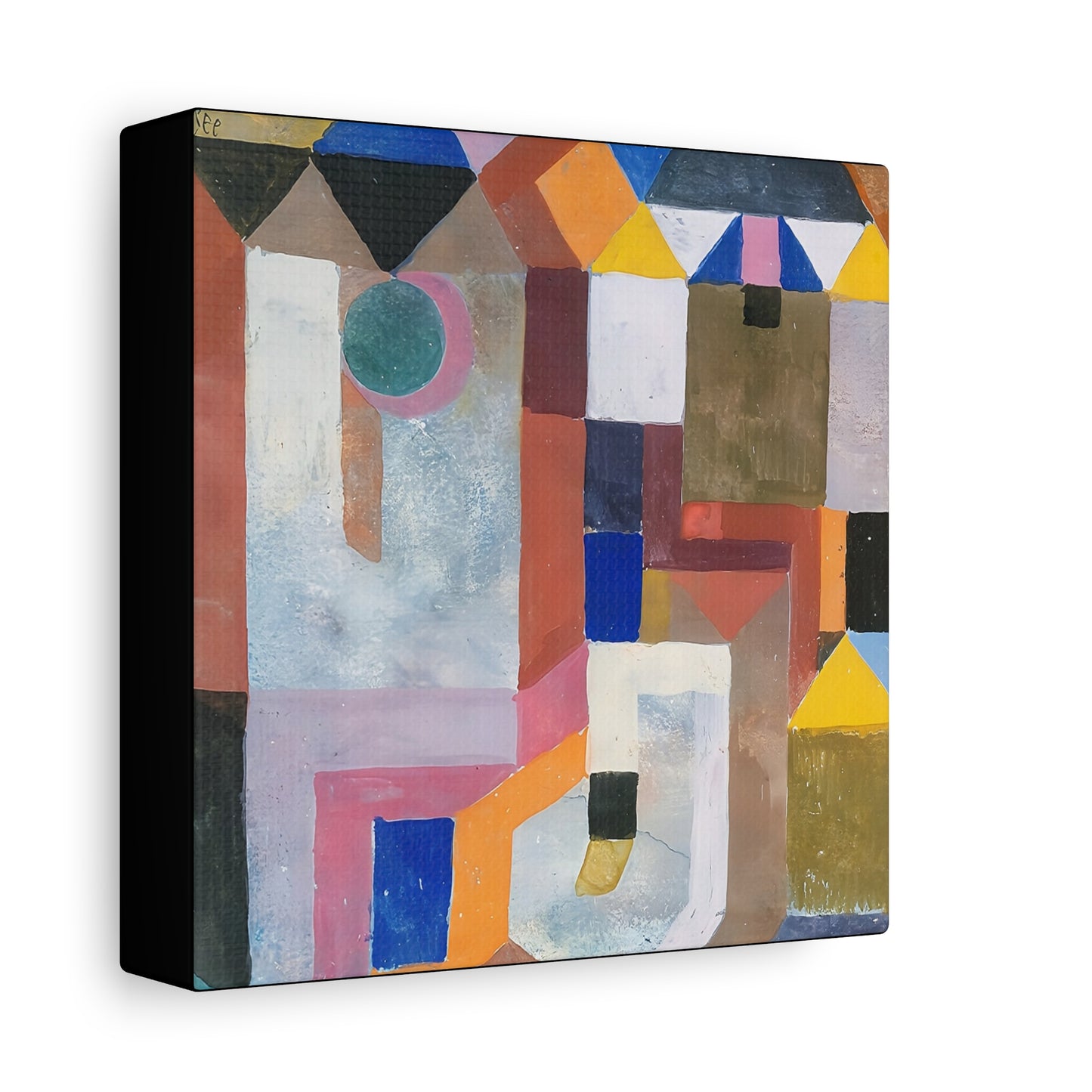 Colorful Architecture (1917) by Paul Klee   / Reproduction Fine Art sur Toile / Epaisseur 3,2cm - 1'25 po