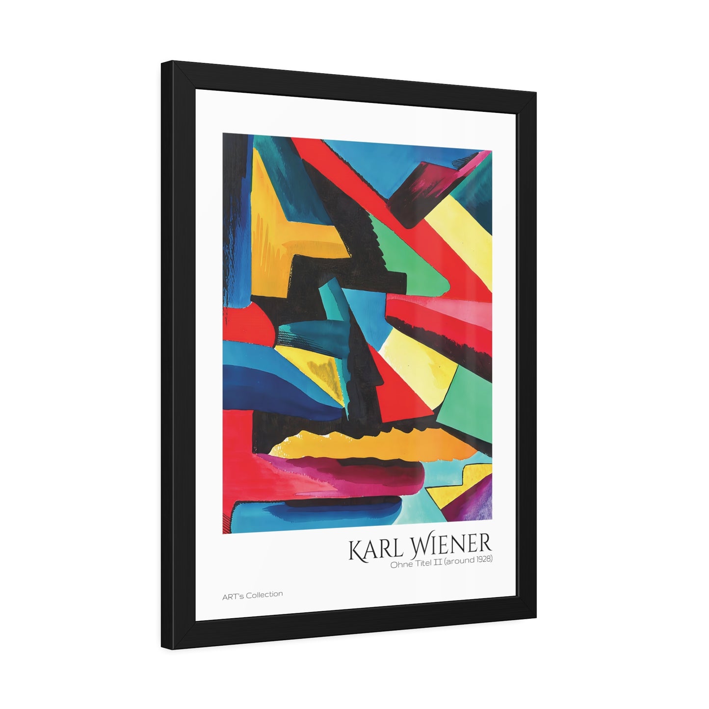Ohne Titel II (around 1928) by Karl Wiener / Affiche Encadrée série ART's Collection