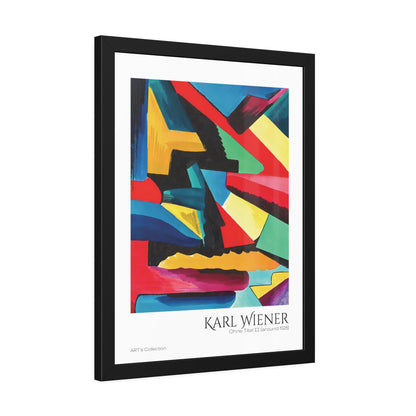 Ohne Titel II (around 1928) by Karl Wiener / Affiche Encadrée série ART's Collection