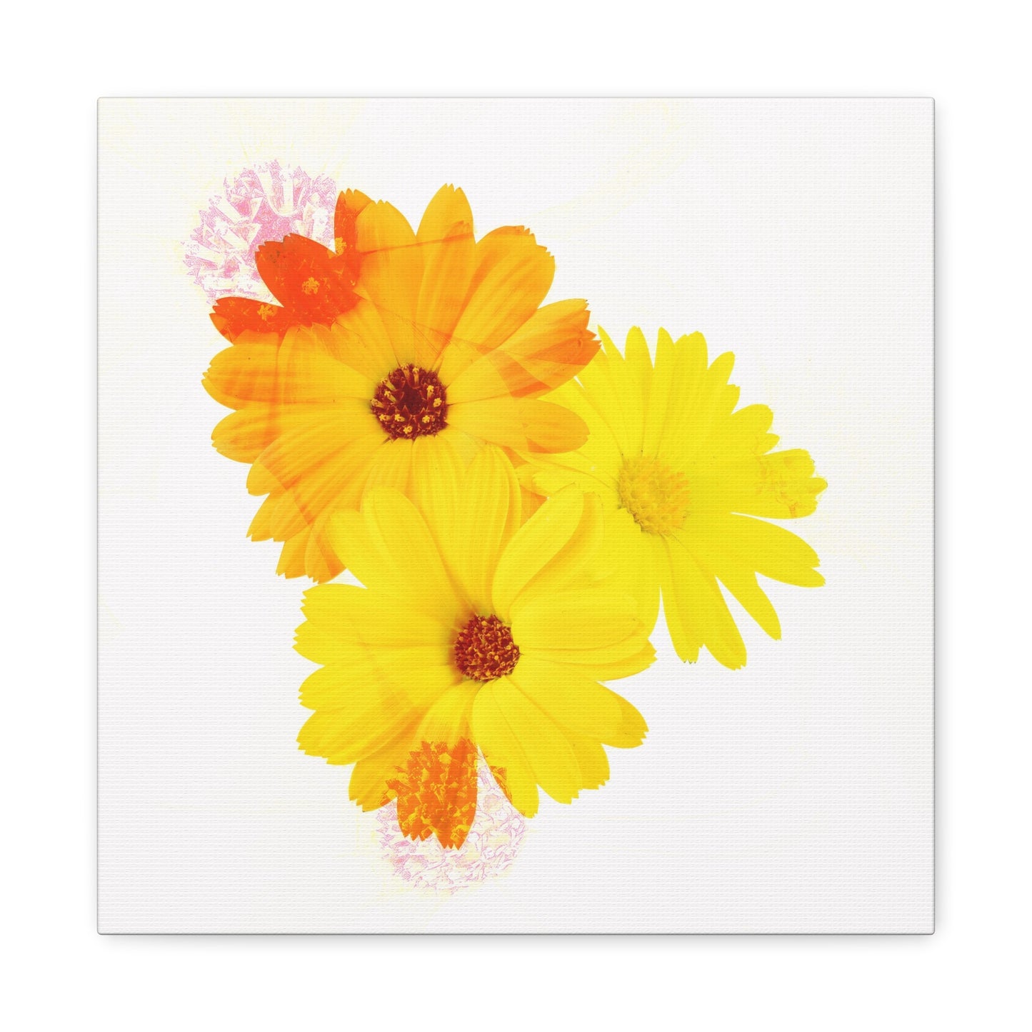 Collection Signature "FLORAL Numéro 16" sur Toile Fine Art sur Toile / Epaisseur 3,2cm - 1'25 po