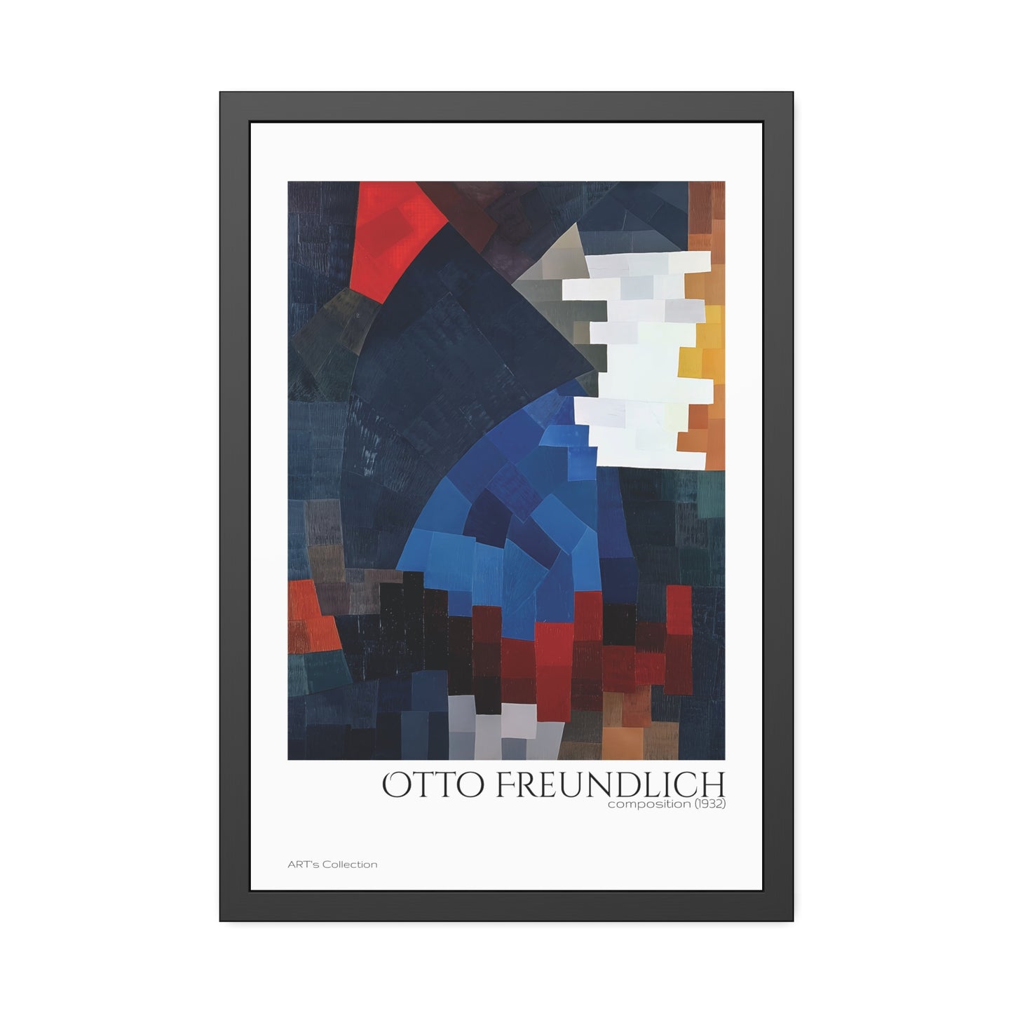 Composition (1932) by Otto Freundlich  / Affiche Encadrée série ART's Collection