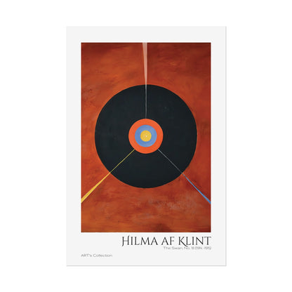 The Swan, No. 18 (1914 -1915) by Hilma af Klint  / Affiche imprimée - Série ART's Collection