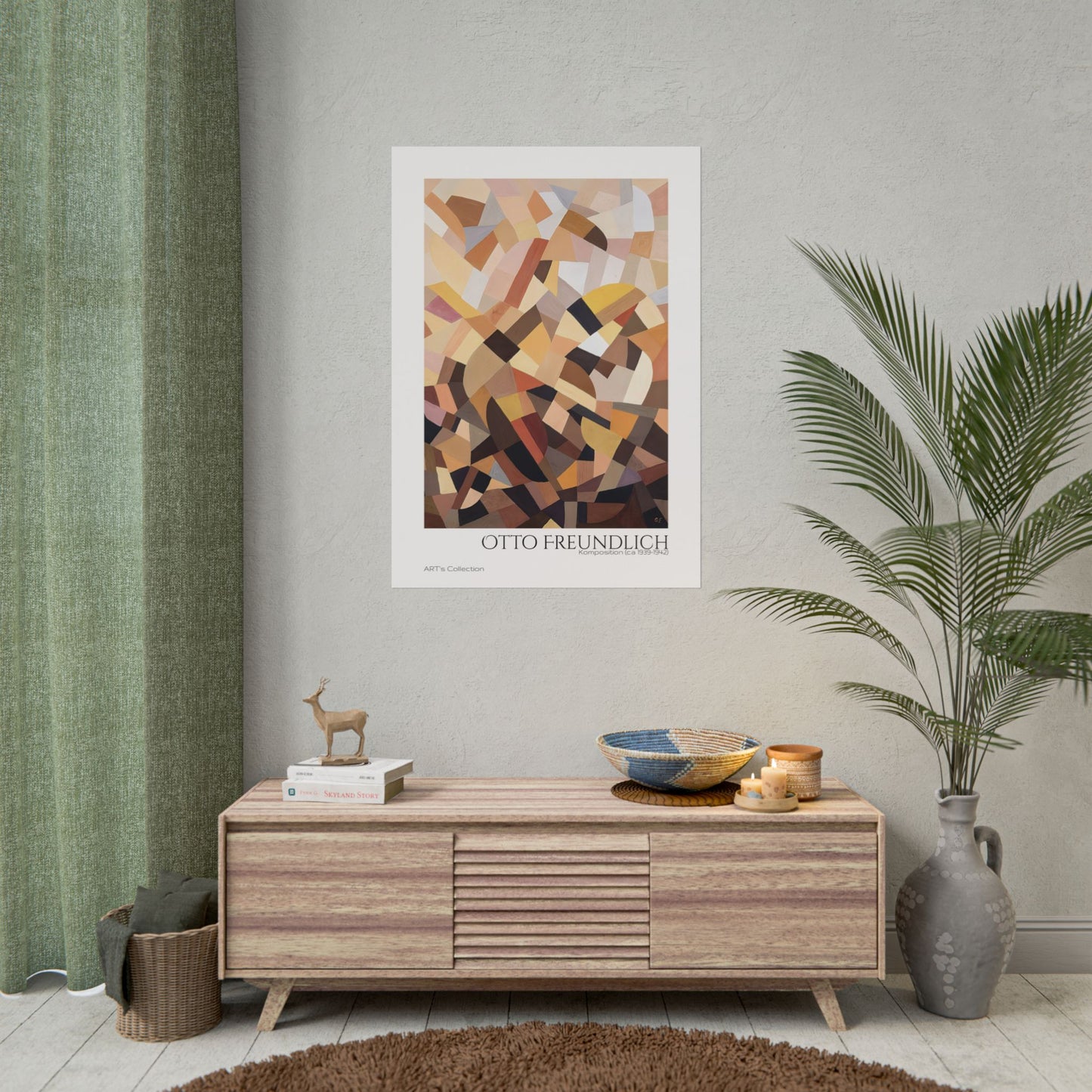 Komposition (ca 1939-1942) by Otto Freundlich / Affiche imprimée - Série ART's Collection