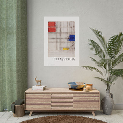 Study for a Composition (1940 - 1941) by Piet Mondrian / Affiche imprimée - Série ART's Collection