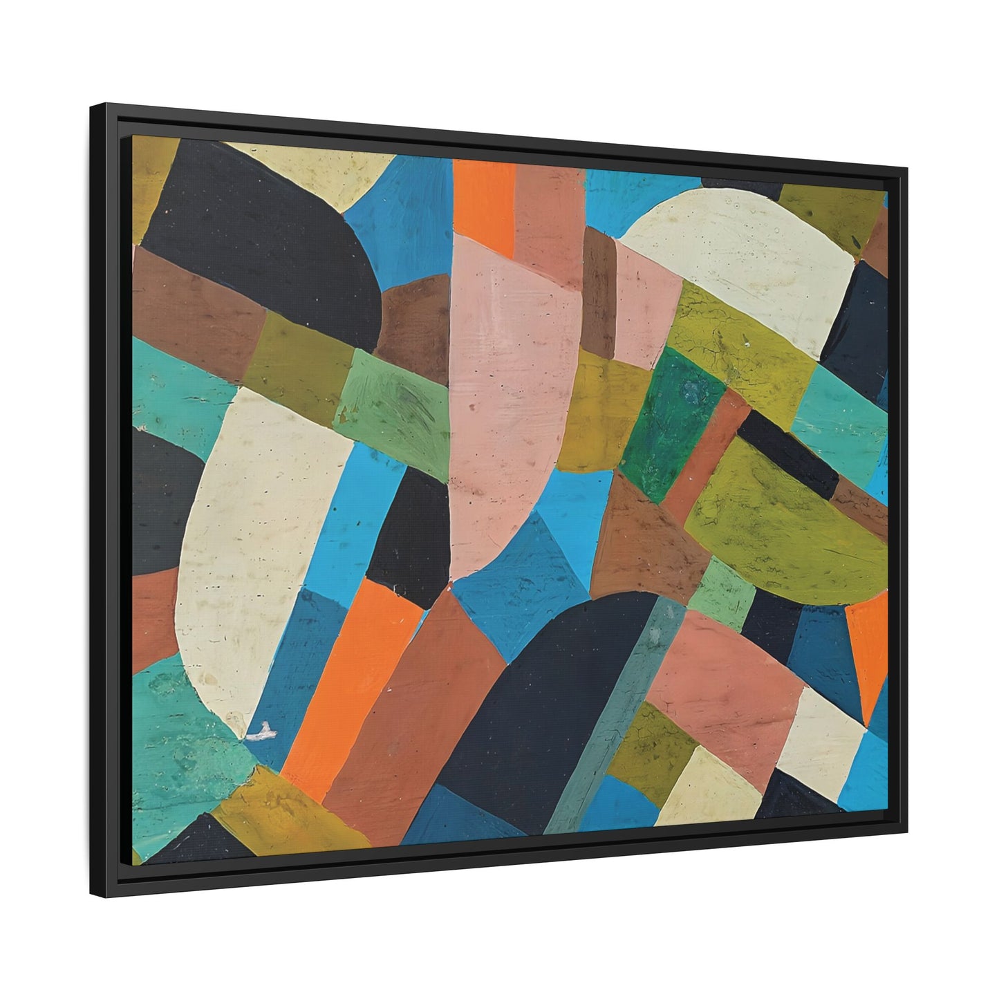 Petite Composition (Circa 1937)  by Otto Freundlich / Toile encadrée sur caisse américaine