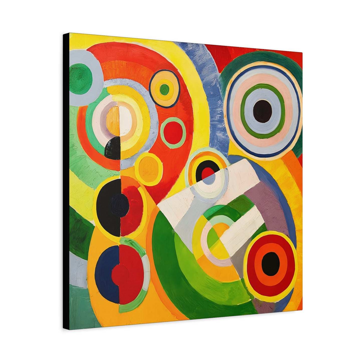 Rythme, Joie de vivre (1930) by Robert Delaunay / Reproduction Fine Art sur Toile / Large Epaisseur 3.2 cm - 1.25 inch