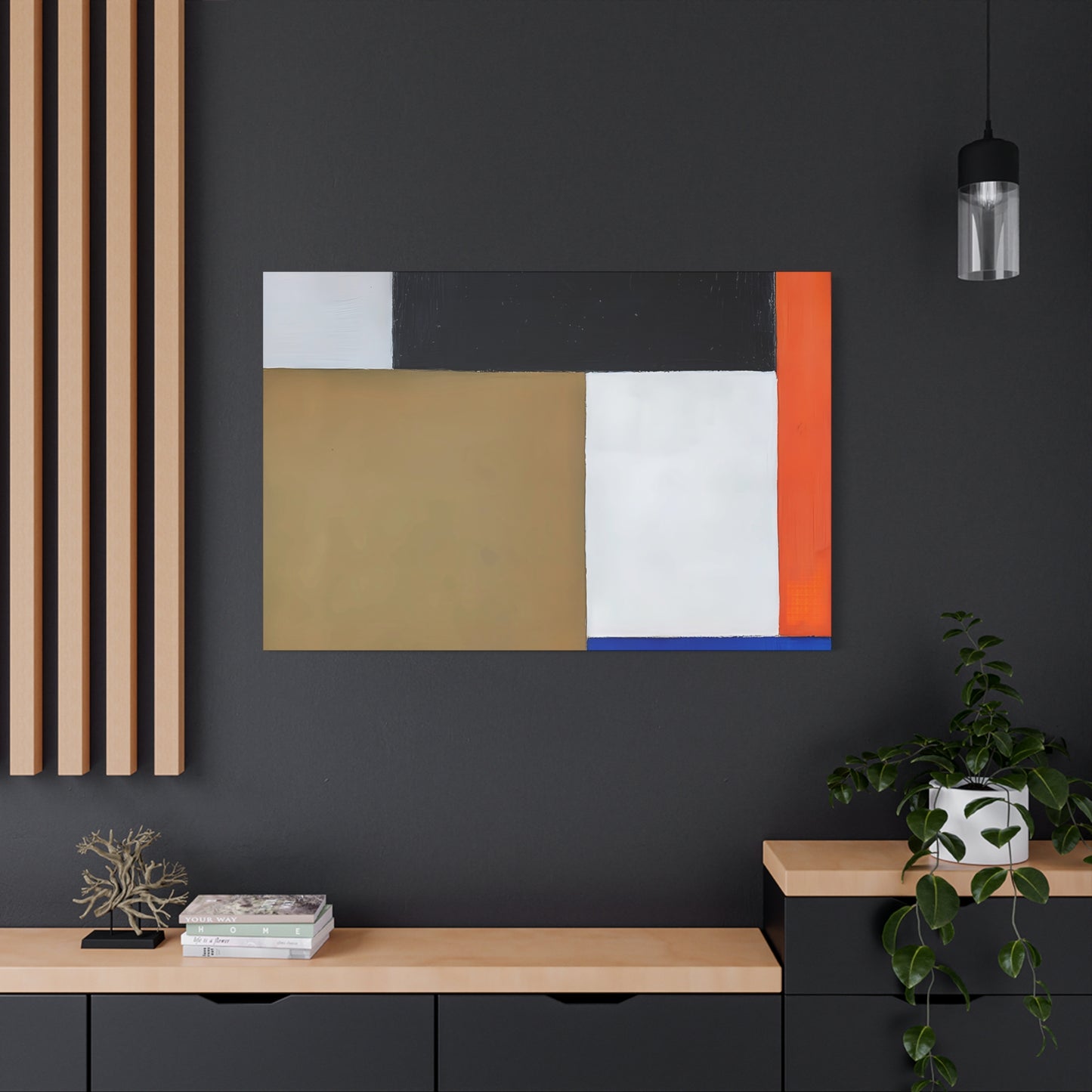 Composition (1923 - 1924) by Theo van Doesburg / Reproduction Fine Art sur Toile / Epaisseur 3,2cm - 1'25 po