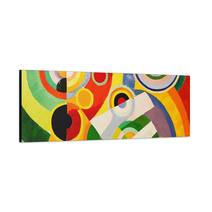 Rythme, Joie de vivre (1930) by Robert Delaunay / Reproduction Fine Art sur Toile / Large Epaisseur 3.2 cm - 1.25 inch