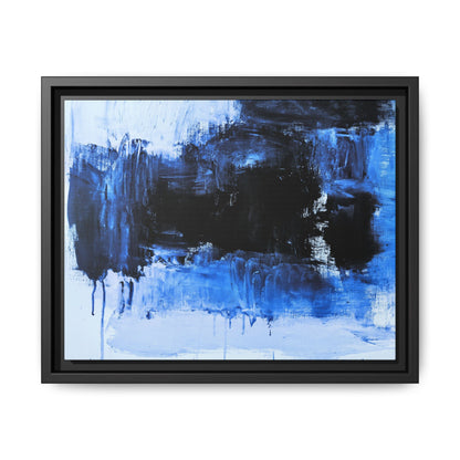 Tableau Beaux Arts Black Ocean "Série Sign Collections" / Toile encadrée sur caisse américaine