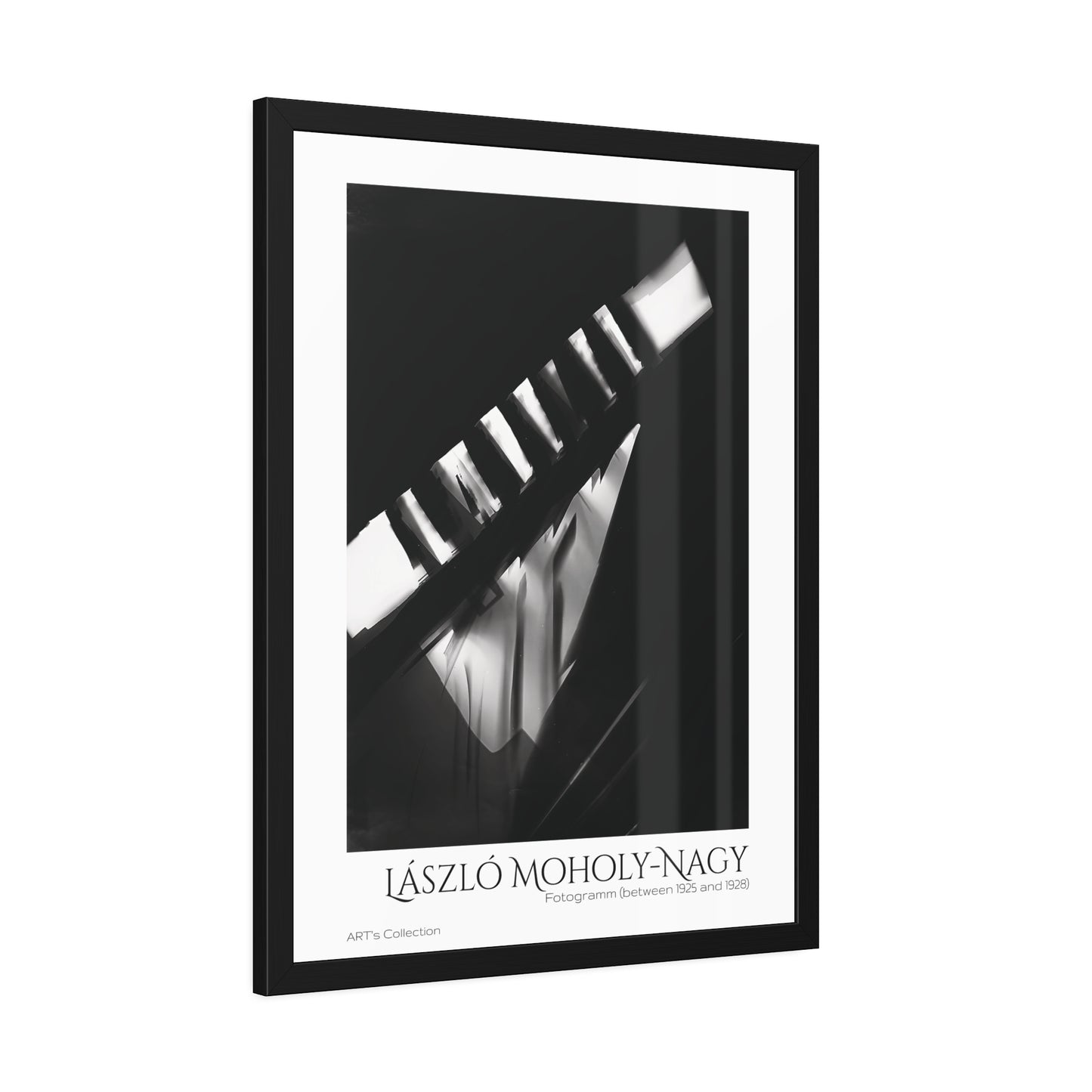 Fotogramm (between 1925 and 1928) by László Moholy-Nagy  / Affiche Encadrée série ART's Collection