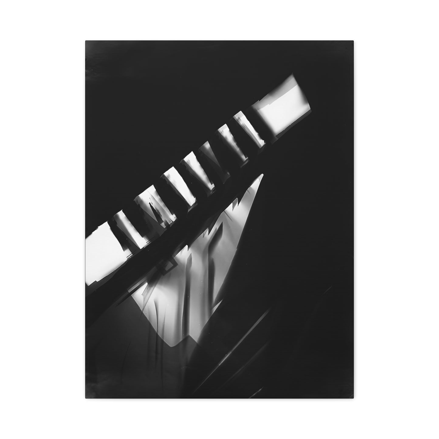 Fotogramm (between 1925 and 1928) by László Moholy-Nagy  / Reproduction Fine Art sur Toile /  Epaisseur 3.2 cm - 1.25 inch