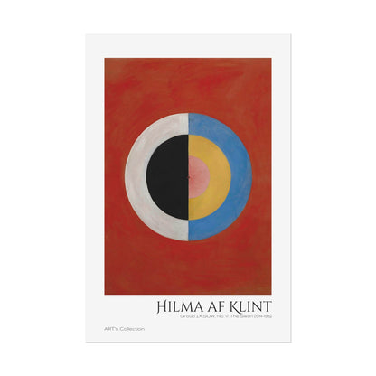 Group IX,SUW, No. 17. The Swan (1914-1915) by Hilma af Klint  / Affiche imprimée - Série ART's Collection
