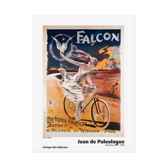 Falcon (1896) by Jean de Paleologue / Affiche imprimée - Série Vintage Ads Collection