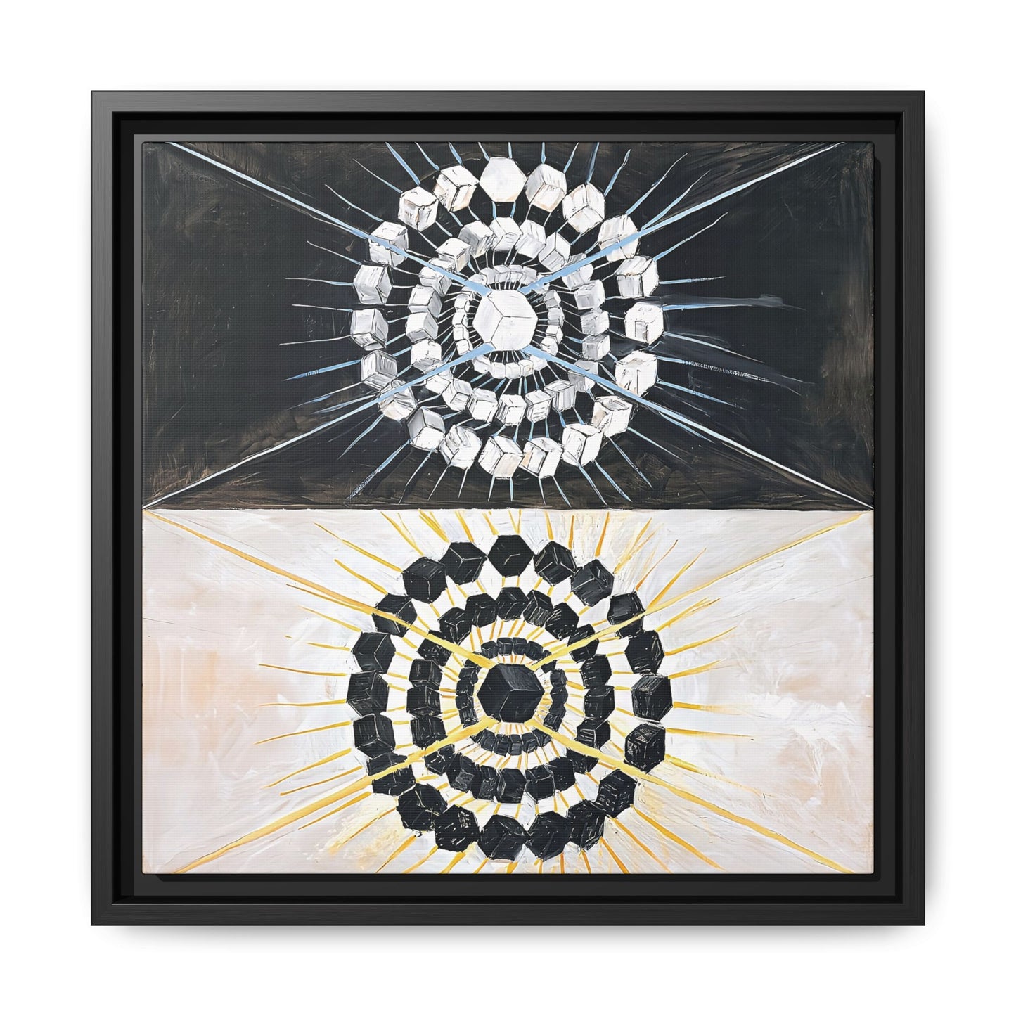 Group IX,SUW No. 8, The Swan, No. 8 (1915) by Hilma af Klint   / Toile encadrée sur caisse américaine