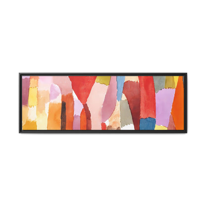 Movement of Vaulted Chambers (1915) by Paul Klee / Toile encadrée sur caisse américaine