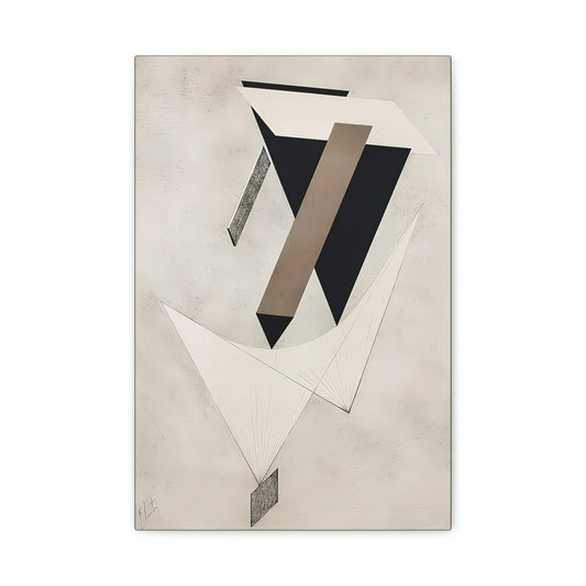 Kestnermappe Proun, Rob. Levnis and Chapman GmbH Hannover #4 (1923)  by El Lissitzky / Reproduction Fine Art sur Toile / 3.2 cm - 1.25 inch