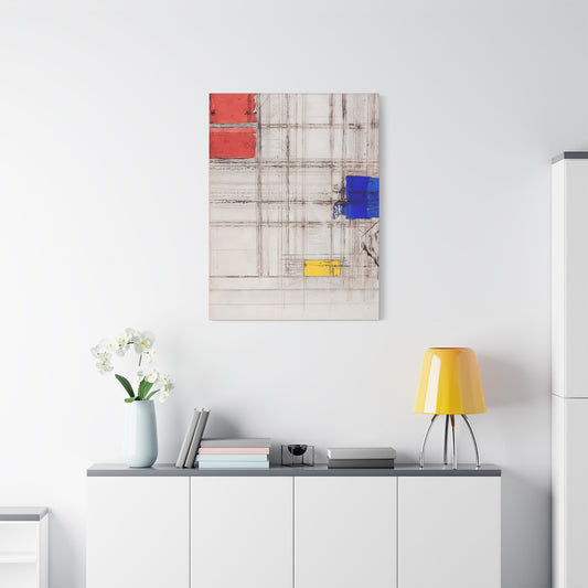 Study for a Composition (1940 -1941) by Piet Mondrian / Reproduction Fine Art sur Toile / Epaisseur 3,2cm - 1'25 po