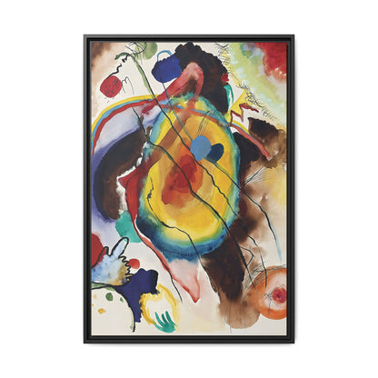 Entwurf zu einem Wandbild für Edwin R. Campbell by Wassily Kandinsky (1914) by Wassily Kandinsky / Toile encadrée sur caisse américaine