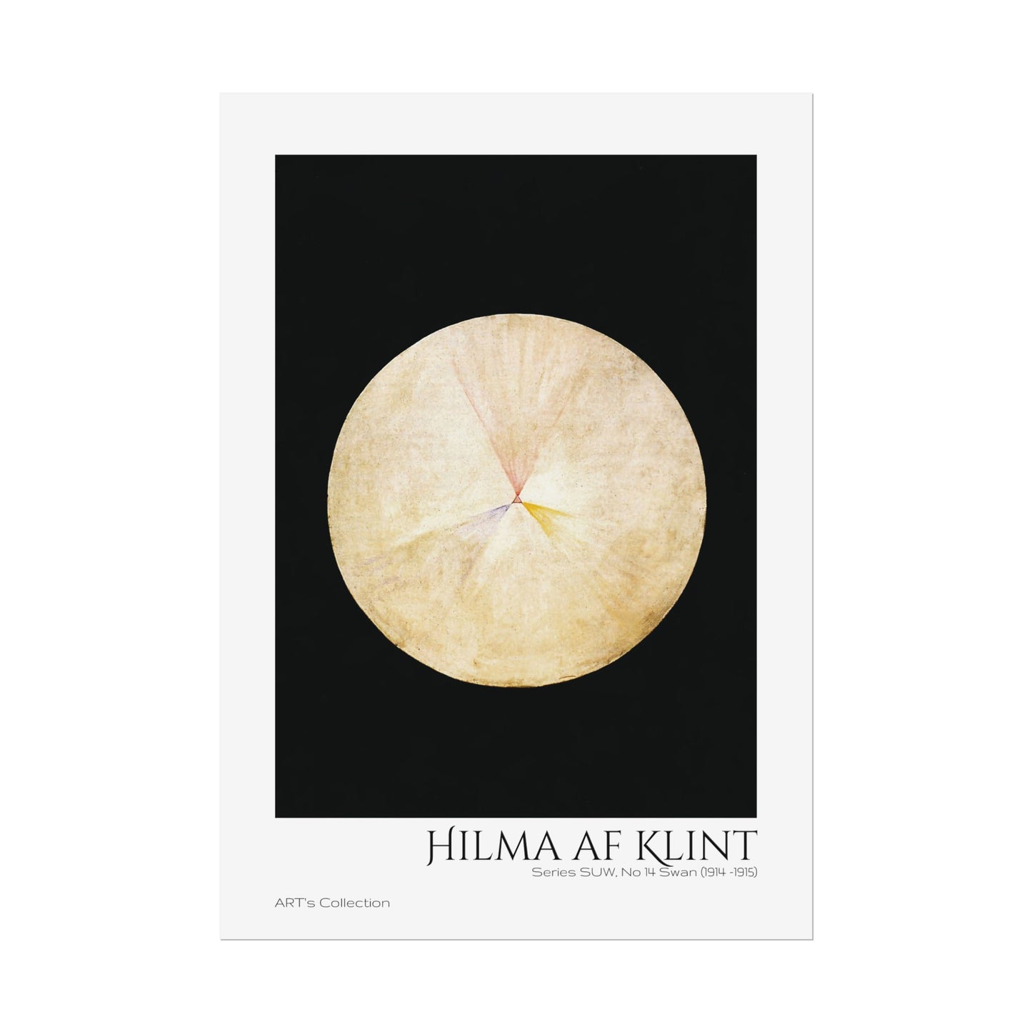 Series SUW, No 14 Swan (1914 -1915) by Hilma af Klint  / Affiche imprimée - Série ART's Collection