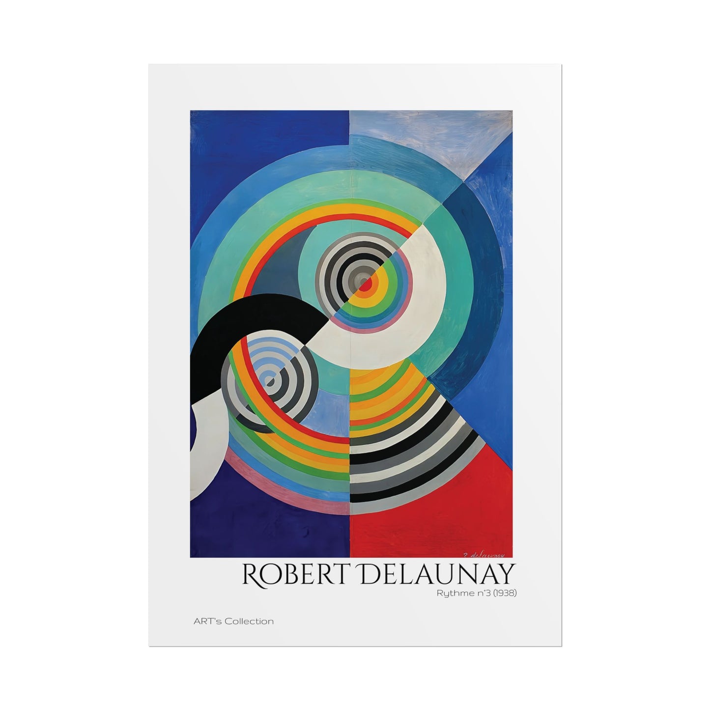 Rythme Numéro 3 (1938) by Robert Delaunay / Affiche imprimée - Série ART's Collection