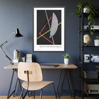 E IV - Konstruktion VII (ca 1922)  by László Moholy-Nagy  / Affiche Encadrée série ART's Collection