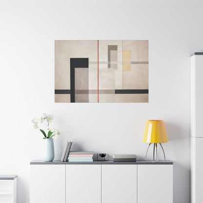 K VII (1922) by  László Moholy-Nagy  / Reproduction Fine Art sur Toile / Flanc Large Epaisseur 3.2 cm - 1.25 inch
