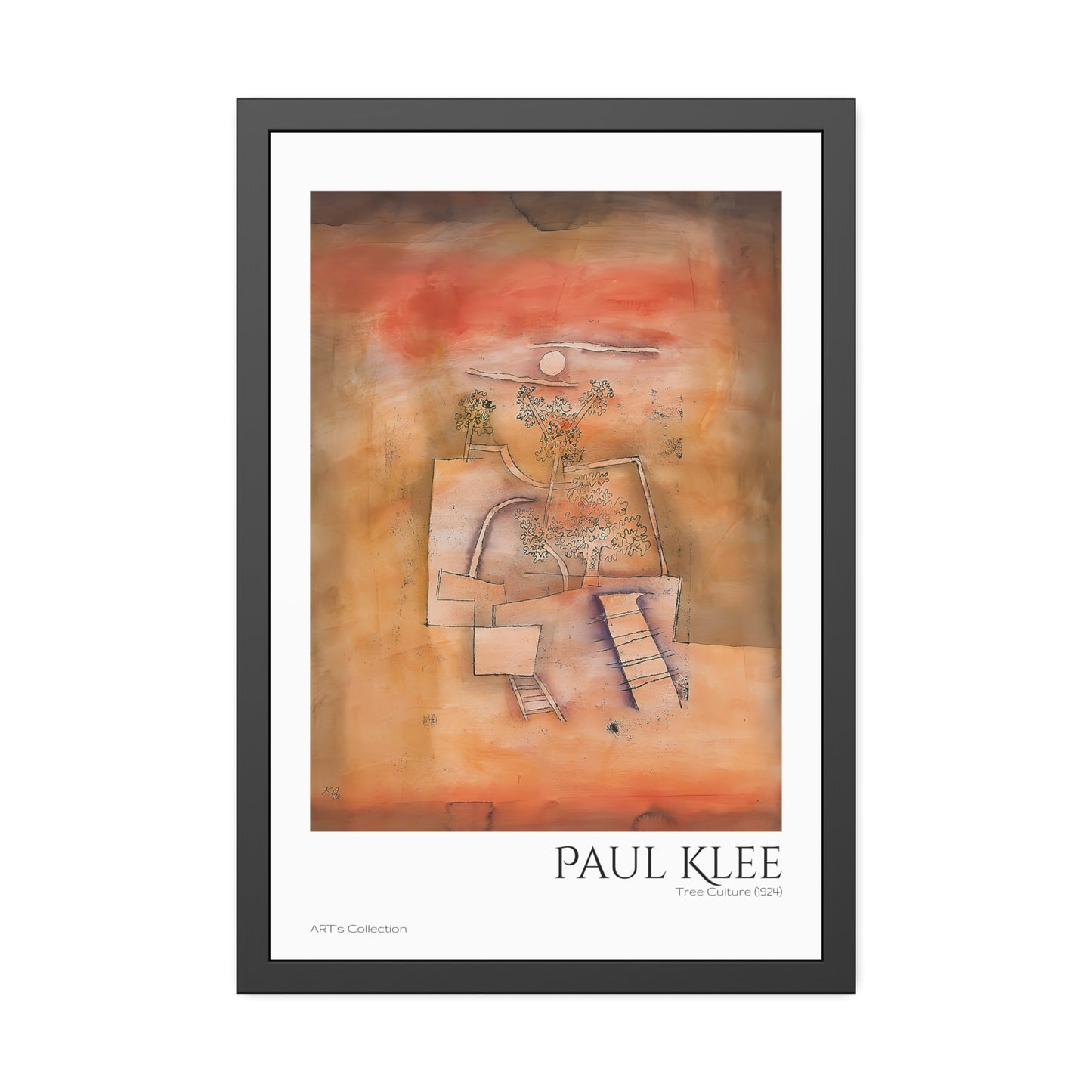 Tree Culture (1924) by Paul Klee / Affiche Encadrée série ART's Collection
