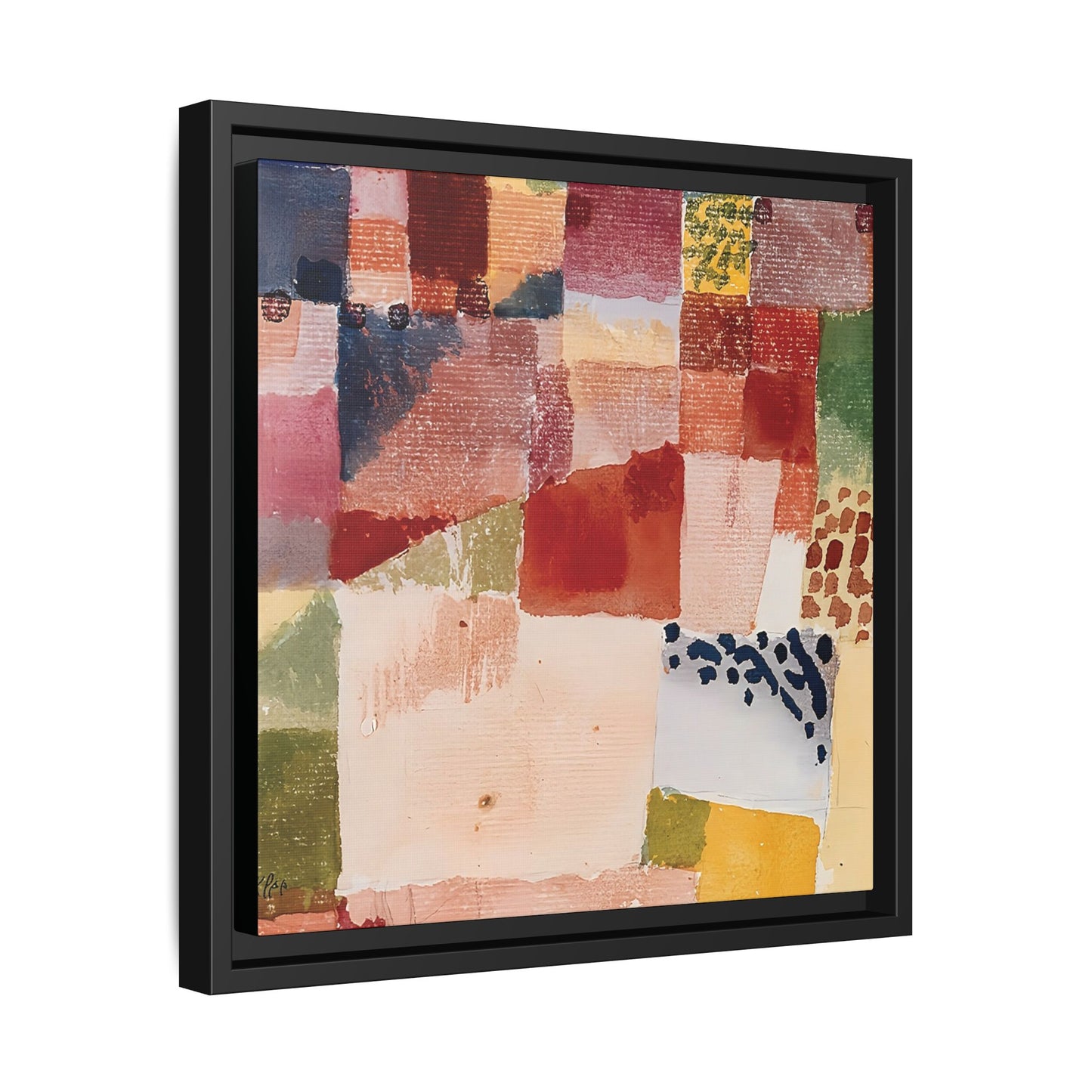 Motif from Hammamet (1914) by Paul Klee / Toile encadrée sur caisse américaine