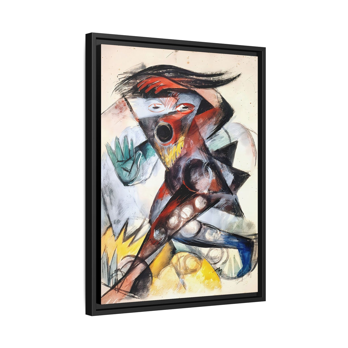 Caliban (1914) by Franz Marc / Toile encadrée sur caisse américaine