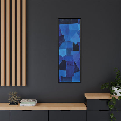 Komposition in Blau (1931) by Otto Freundlich / Toile encadrée sur caisse américaine