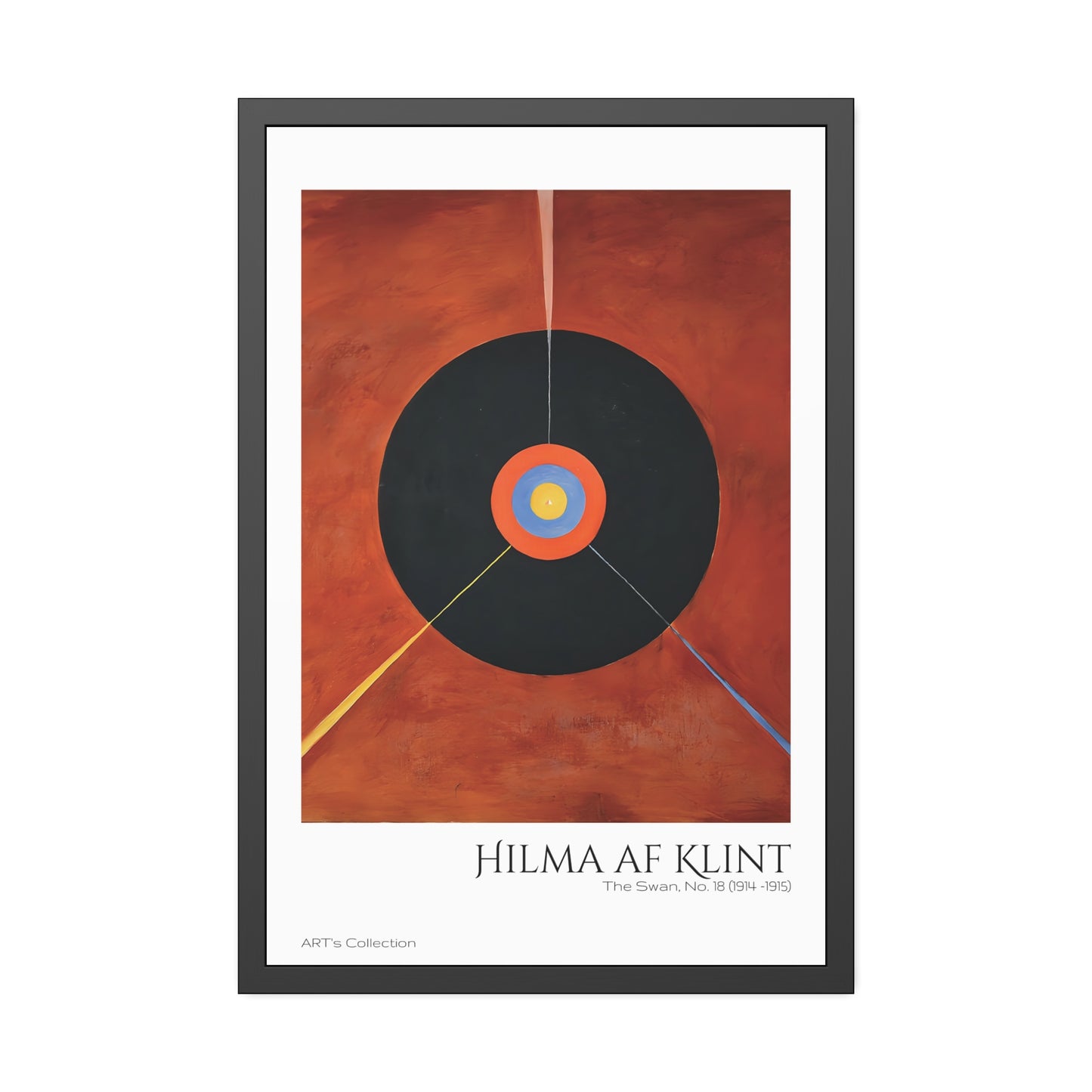The Swan, No. 18 (1914 -1915) by Hilma af Klint  / Affiche Encadrée série ART's Collection