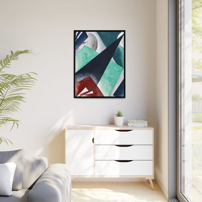 Painterly Architectonic (1918) by Lyubov Popova / Toile encadrée sur caisse américaine