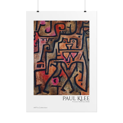 Forest Witches (1938)  by Paul Klee / Affiche imprimée - Série ART's Collection
