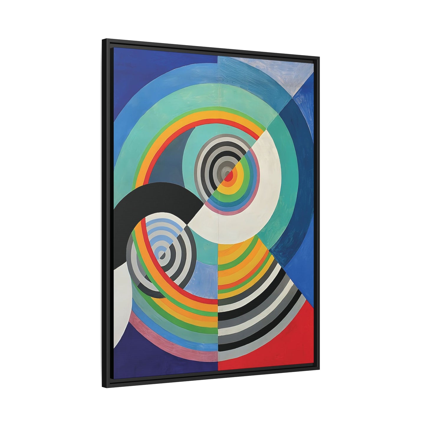 Rythme Numéro 3 (1938)  by Robert Delaunay  / Toile encadrée sur caisse américaine
