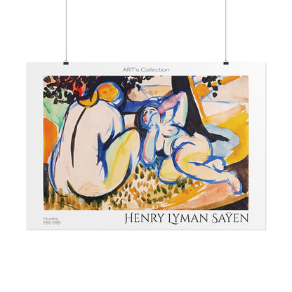 Nudes (1915-1918) by Henry Lyman Saÿen / Affiche imprimée - Série ART's Collection