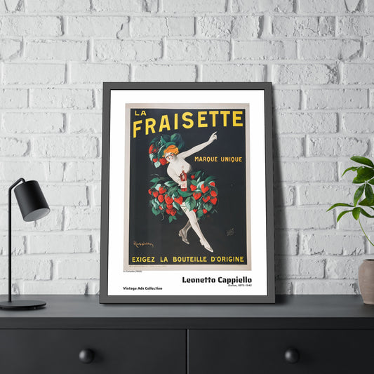 La Fraisette (1909) by Leonetto Cappiello / Affiche Encadrée Série Vintage Ads Collection