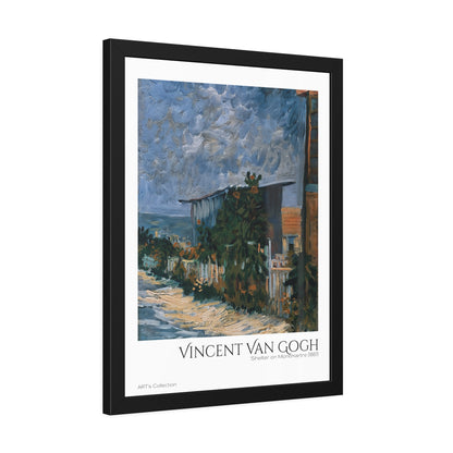 Shelter on Montmartre (1887)  by Vincent Van Gogh / Affiche Encadrée série ART's Collection