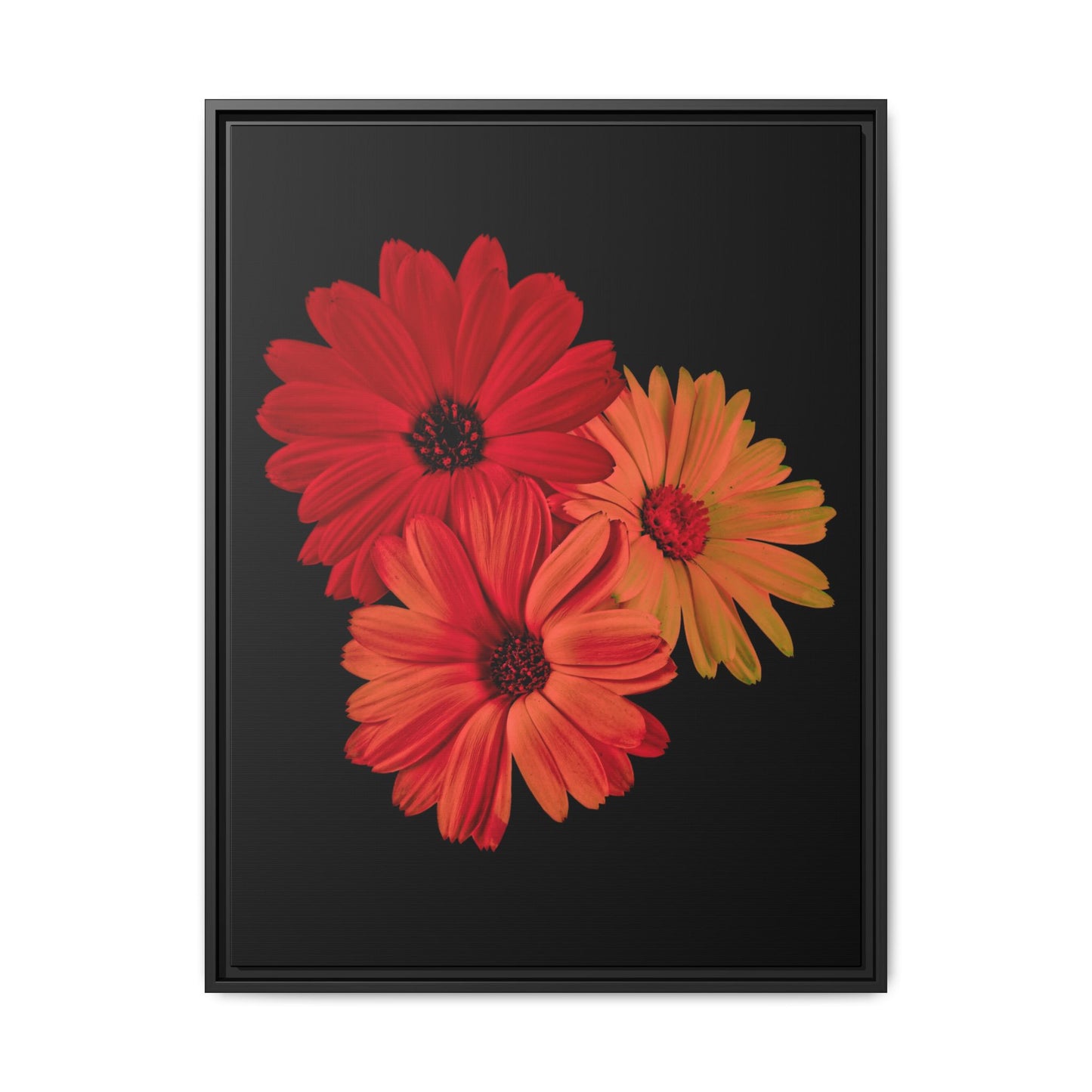 Collection Signature "FLORAL Numéro 1" sur Toile encadrée avec caisse américaine