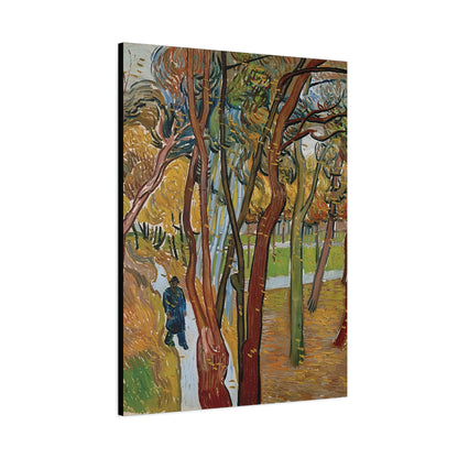 The garden of Saint Paul's Hospital by Vincent van Gogh  / Reproduction Fine Art sur Toile / Epaisseur 3,2cm - 1'25 po