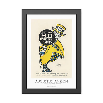 Queen City Ink, Ad. 14 (1890-1913) by Augustus Jansson  / Affiche Encadrée série ART's Collection