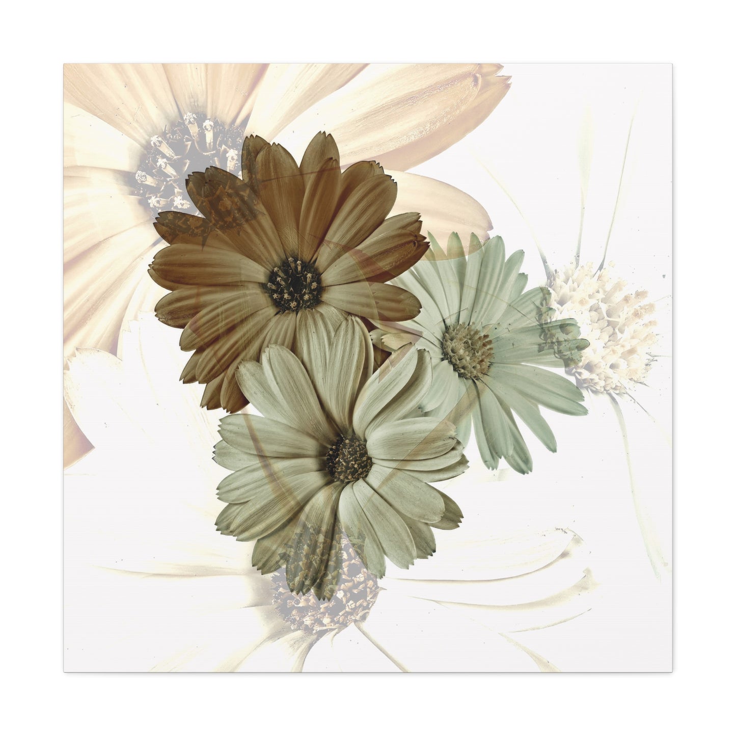 Collection Signature "FLORAL Numéro 12" sur Toile Fine Art sur Toile / Epaisseur 3,2cm - 1'25 po