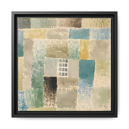 First house of a settlement (1926) by Paul Klee / Toile encadrée sur caisse américaine
