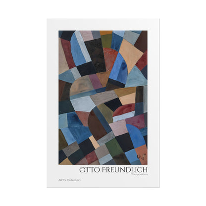 Composition by Otto Freundlich / Affiche imprimée - Série ART's Collection