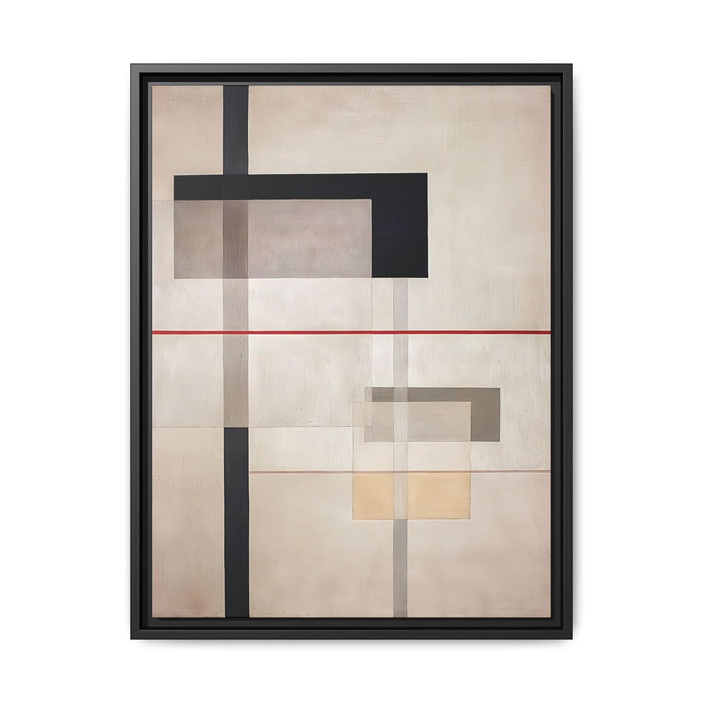 K VII (1922) by László Moholy-Nagy  / Toile encadrée sur caisse américaine